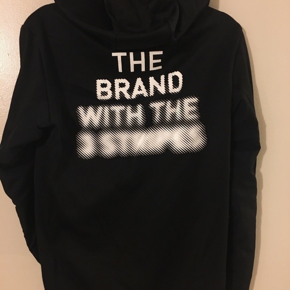 ADIDAS Black ‘The Brand with Three Stripes’ Hoodie - Picture 3 of 3